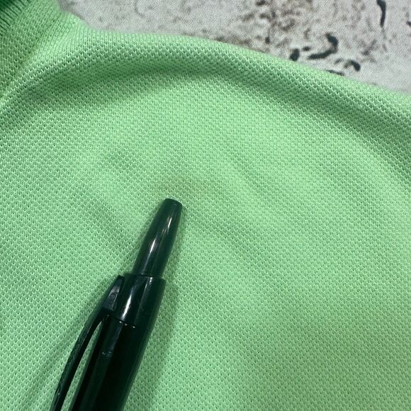 Ralph Lauren Golf Polo Men’s Shirt Sz.Large Lime Green Short‎ Sleeve Custom Fit - Picture 9 of 10